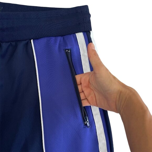 PRPS Mens Track Pants XL Navy Blue Sweatpant Joggers Zip Pockets Straight Leg - Picture 5 of 16